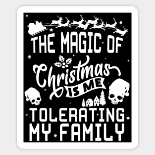 the magic of christmas Sticker